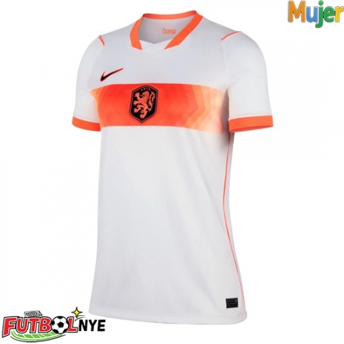 Camiseta Países Bajos Visitante Equipación para mujer Mundial 2026 manga corta